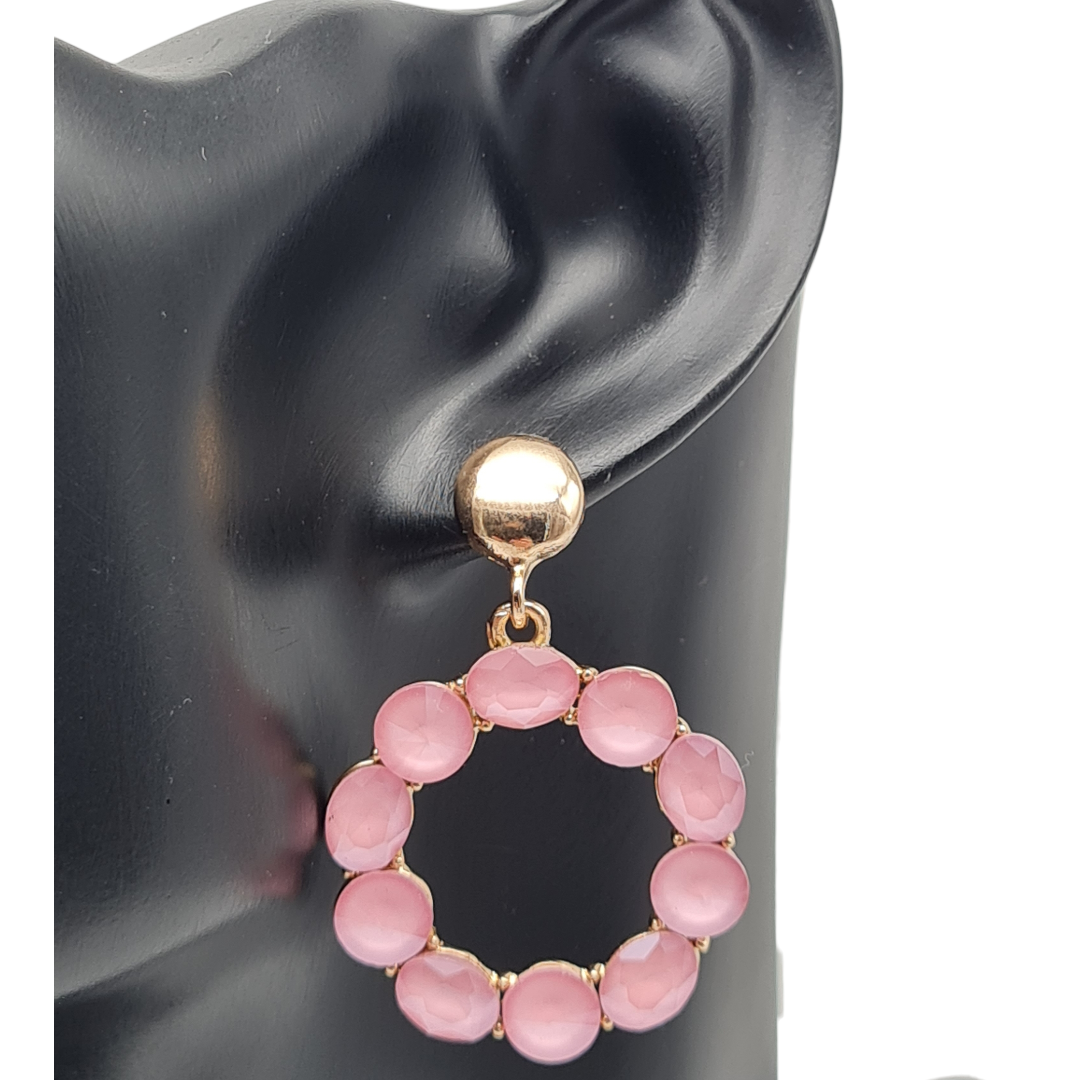 Ohrringe Orhhänger Space Beads Kreise Farben Nickelfrei Sweet7