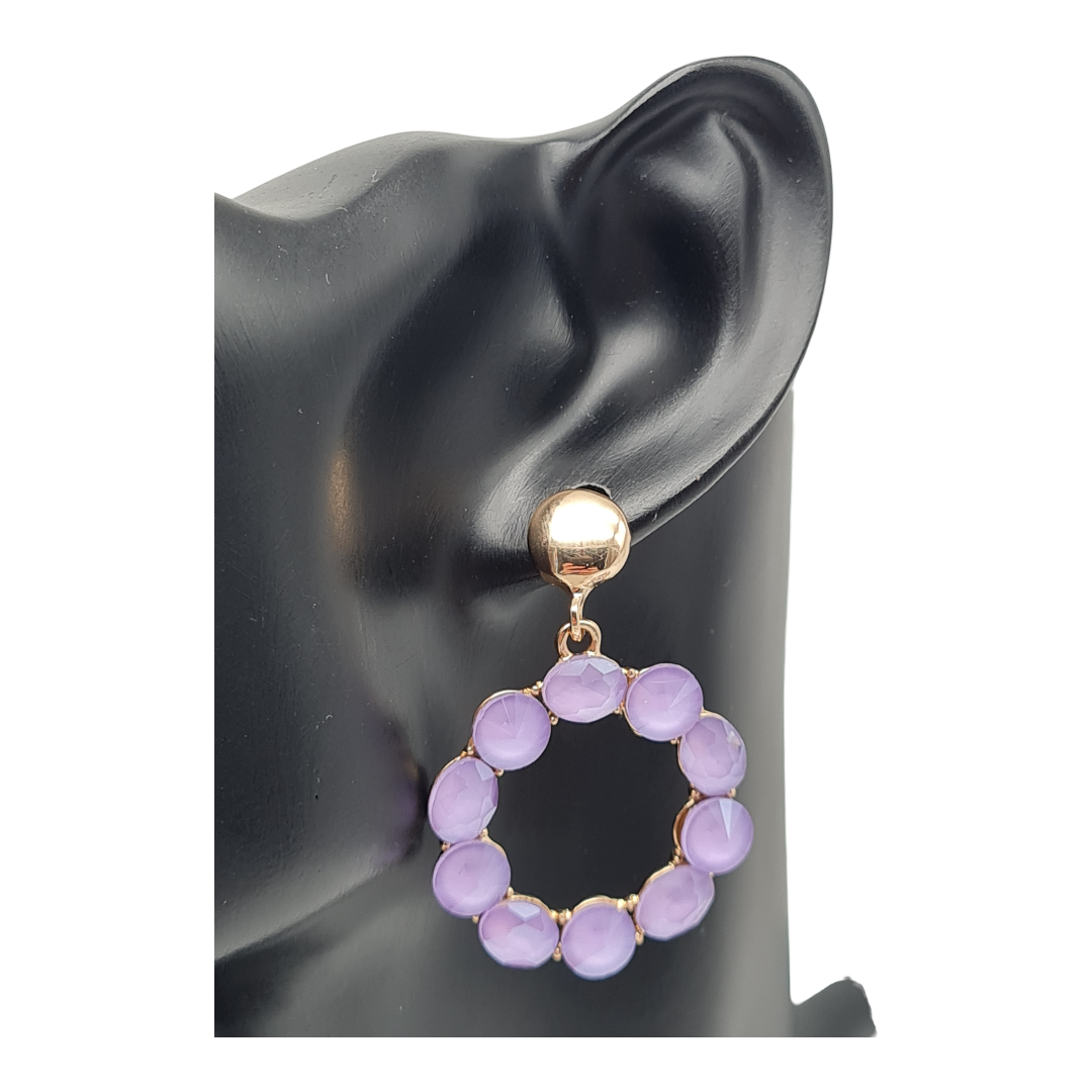 Ohrringe Orhhänger Space Beads Kreise Farben Nickelfrei Sweet7