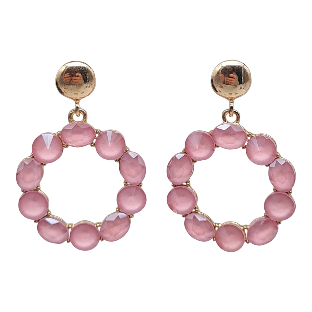 Ohrringe Orhhänger Space Beads Kreise Farben Nickelfrei Sweet7