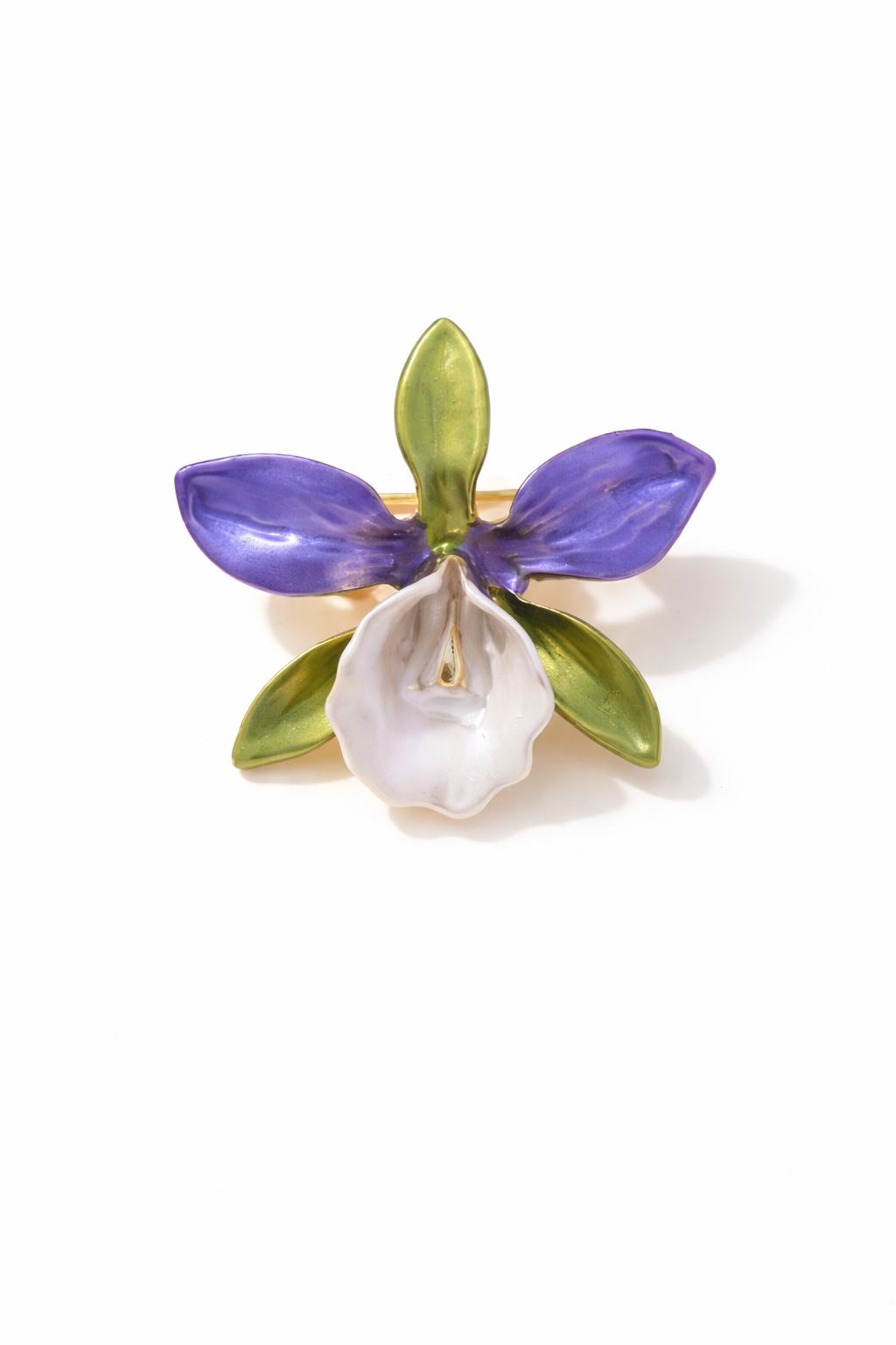 Brosche Orchidee Blumen Tropen Amazonas Anstecknadel Unisex Garten
