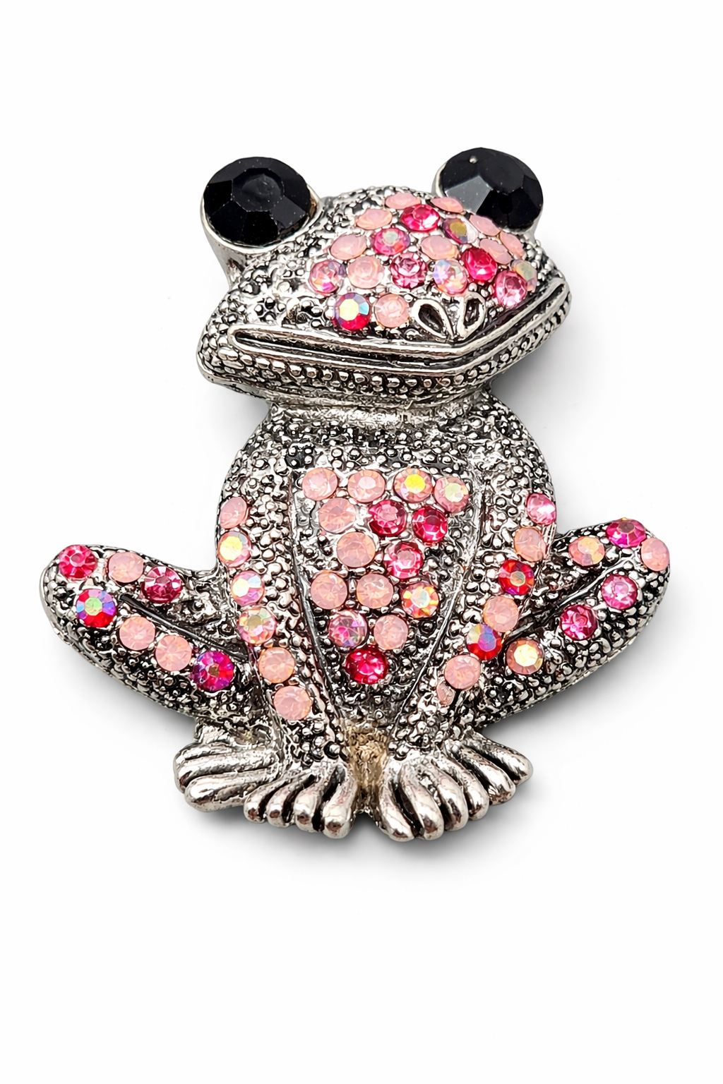 Brosche "Crazy Frog" frosch märchen pink rosa kuss prinzessin