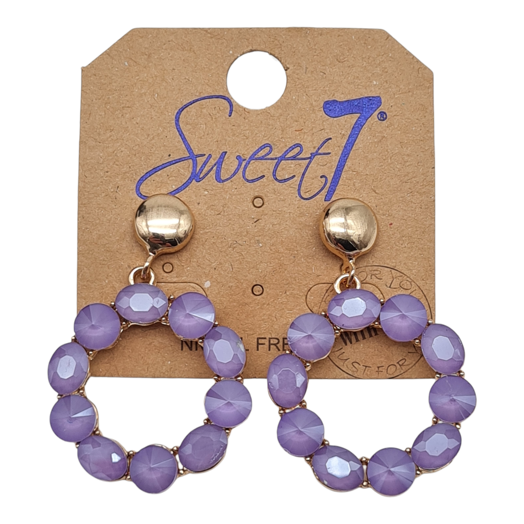 Ohrringe Orhhänger Space Beads Kreise Farben Nickelfrei Sweet7