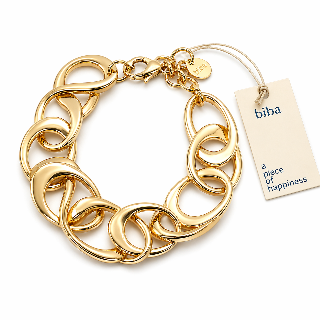 Biba Armband Gliederarmband Goldfarben nickelfrei modeschmuck