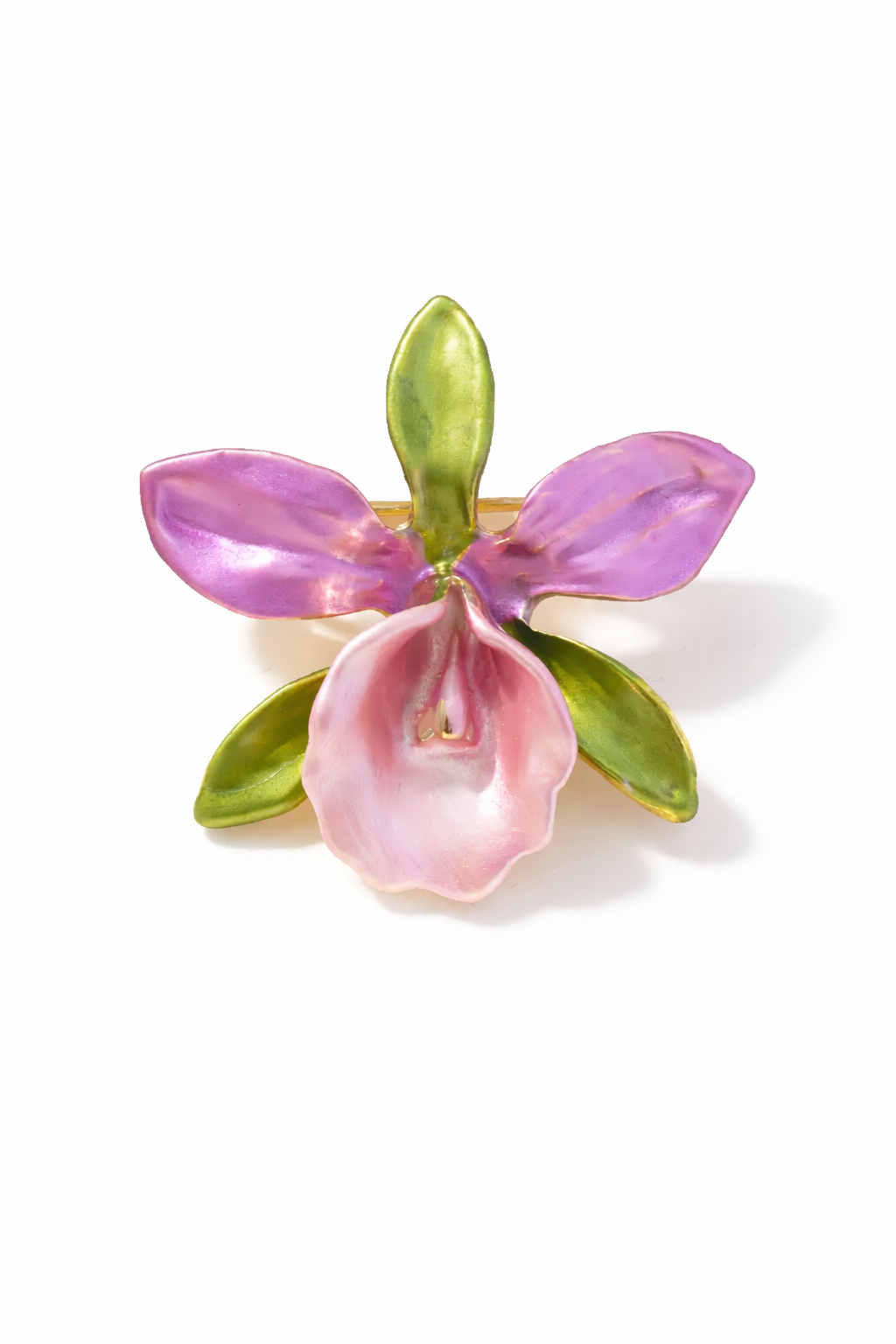 Brosche Orchidee Blumen Tropen Amazonas Anstecknadel Unisex Garten