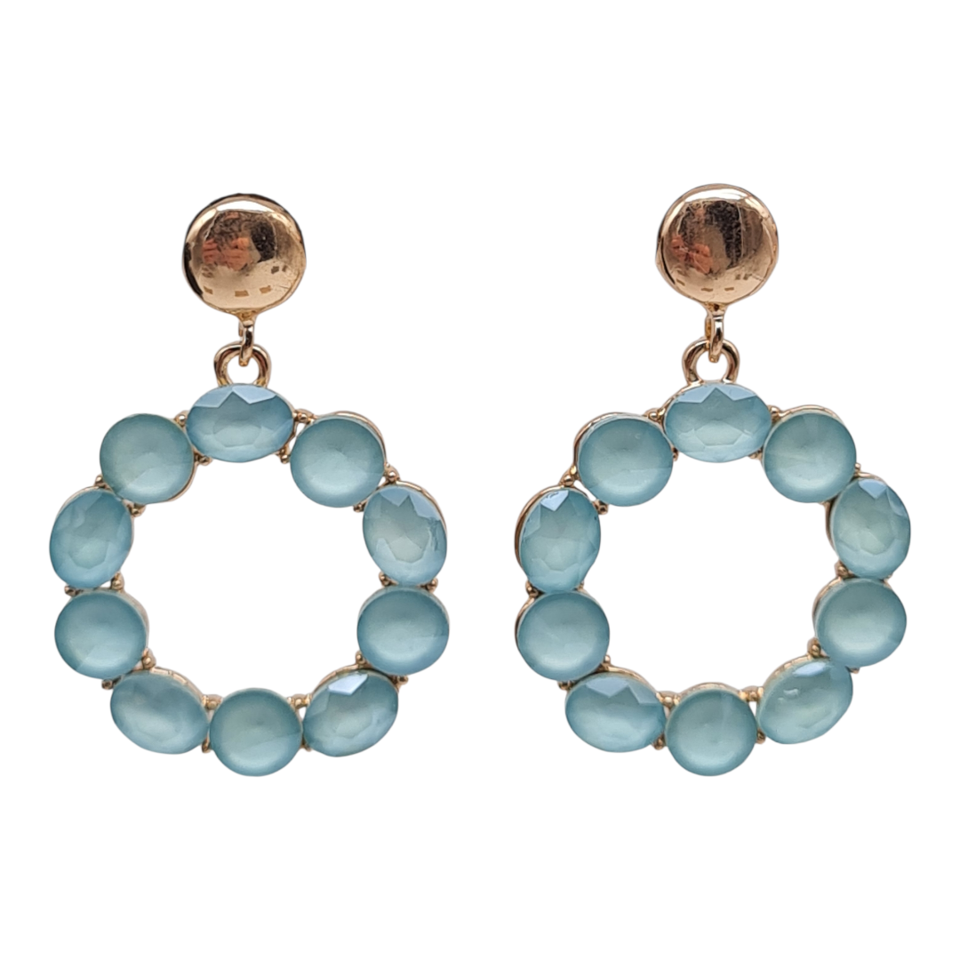 Ohrringe Orhhänger Space Beads Kreise Farben Nickelfrei Sweet7