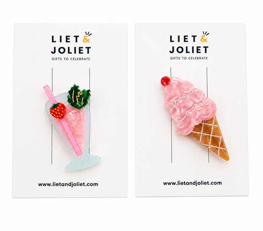 Haarspange Sommer Sorbet Eis Lustig Haarklammer Urlaub Strand Party