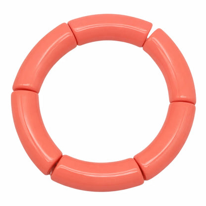 Armband elastisch Retro nickelfrei Acryl verschiedene Farben Trend 2026 Yehwang