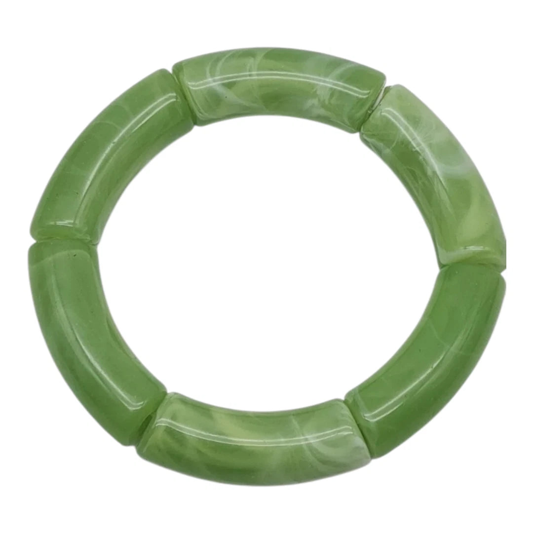 Armband elastisch Retro nickelfrei Acryl verschiedene Farben Trend 2026 Yehwang