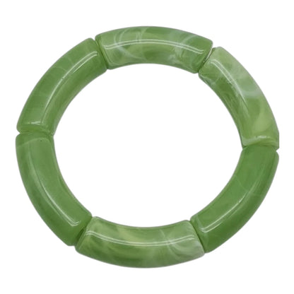 Armband elastisch Retro nickelfrei Acryl verschiedene Farben Trend 2026 Yehwang