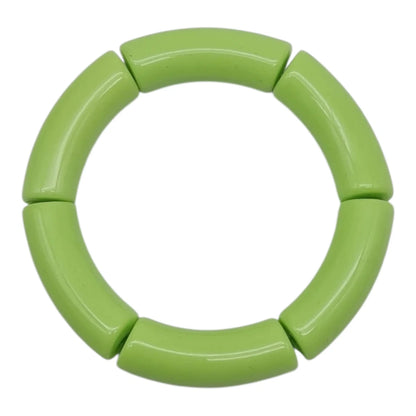 Armband elastisch Retro nickelfrei Acryl verschiedene Farben Trend 2026 Yehwang