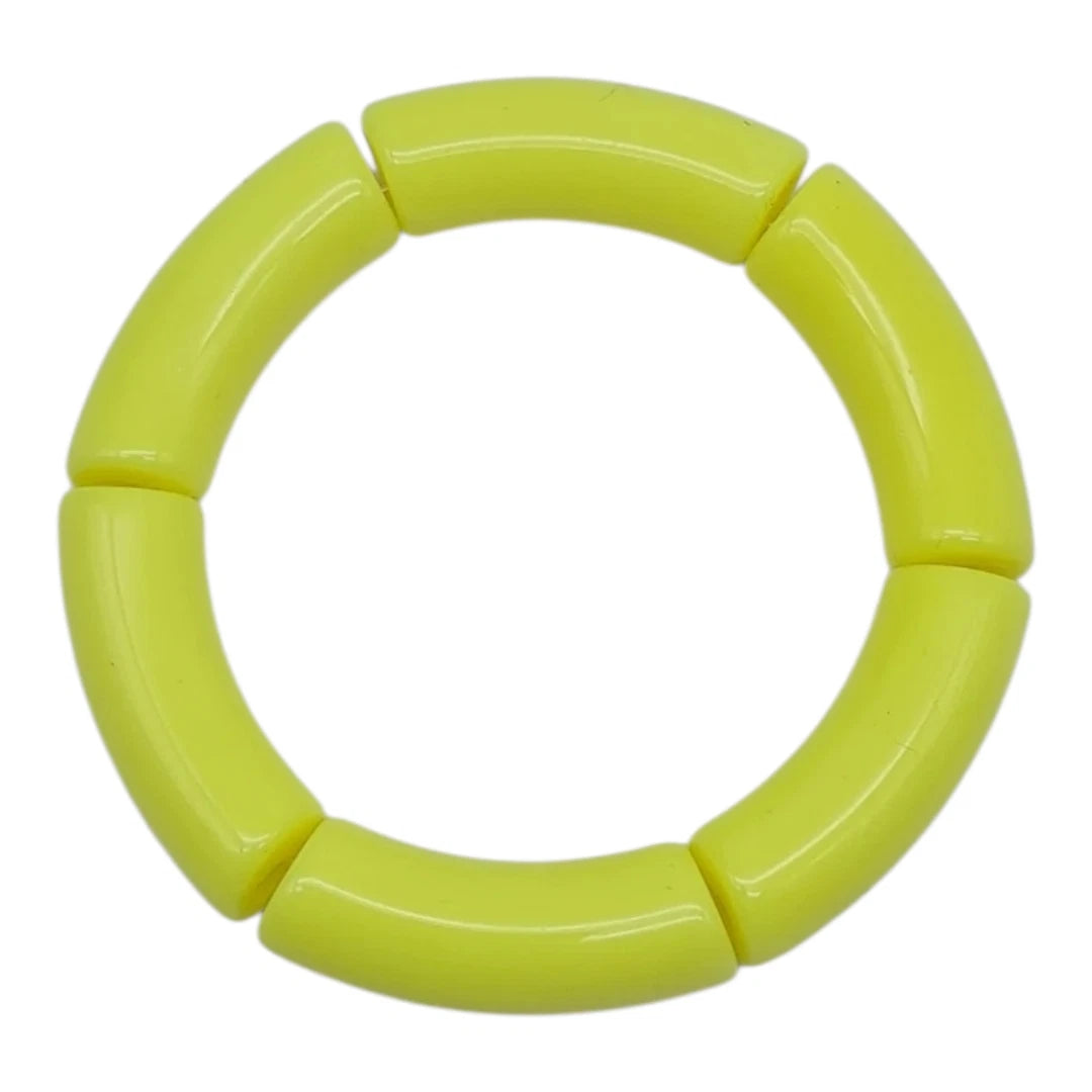 Armband elastisch Retro nickelfrei Acryl verschiedene Farben Trend 2026 Yehwang