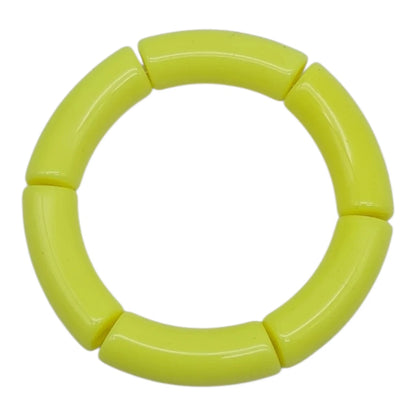 Armband elastisch Retro nickelfrei Acryl verschiedene Farben Trend 2026 Yehwang