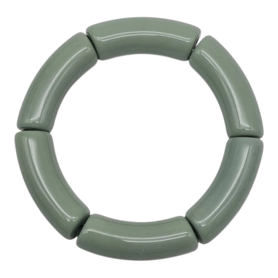 Armband elastisch Retro nickelfrei Acryl verschiedene Farben Trend 2026 Yehwang